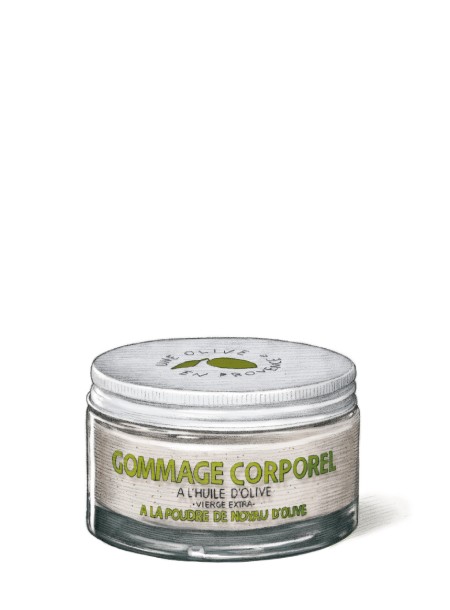 gommage corps huile d'olive