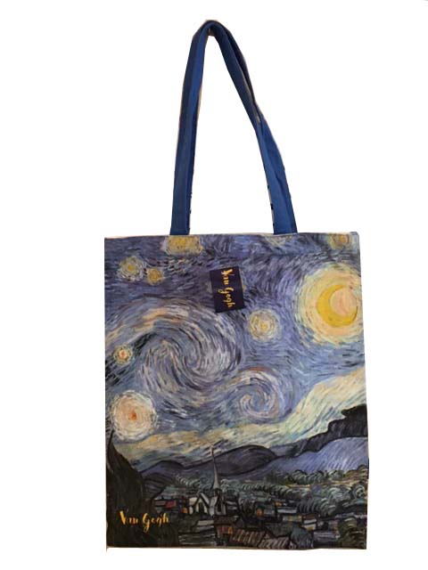 sac en coton pas cher décor Van Gogh