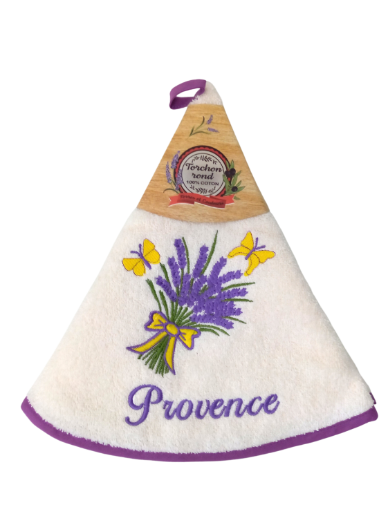 Torchon rond Provence